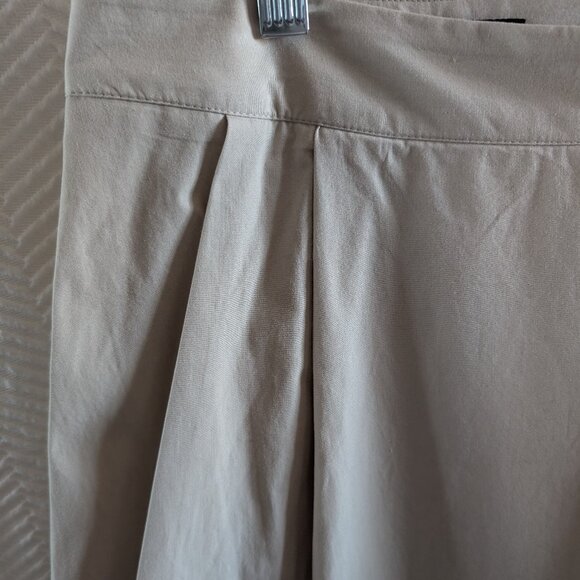 Zara Cotton Beige Maxi Skirt Size Large Flowy Summer Neutral Boho Minimalist - Picture 7 of 10
